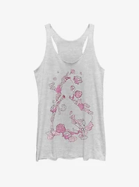 Disney Beauty And The Beast Silhouette Girls Tank