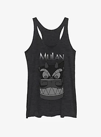 Disney Mulan Stone Dragon Head Girls Tank