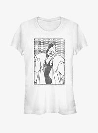 Disney Villains Cruella De Vil Girls T-Shirt