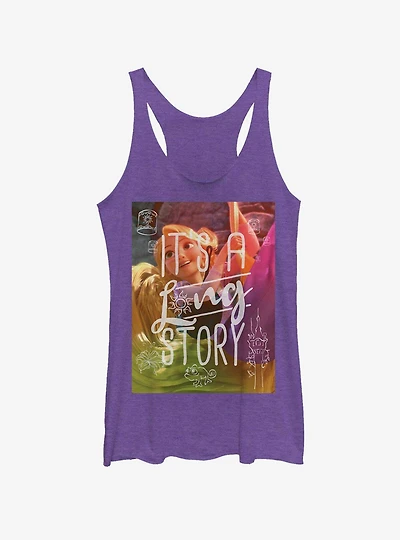 Disney Tangled Rapunzel Long Story Girls Tank Top