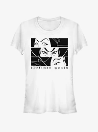 Disney Villains Villian Eyeliner Goals Girls T-Shirt