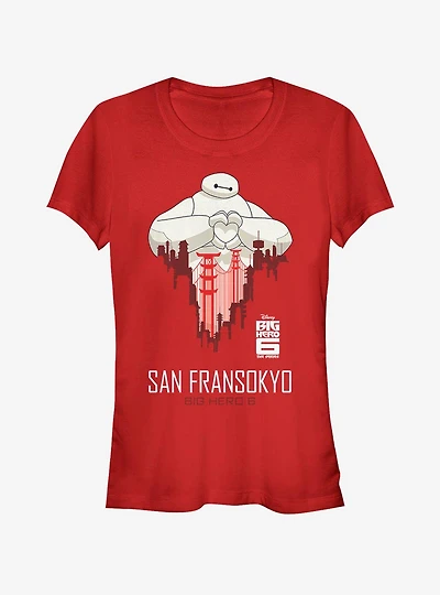 Disney Big Hero 6 SF Love Girls T-Shirt