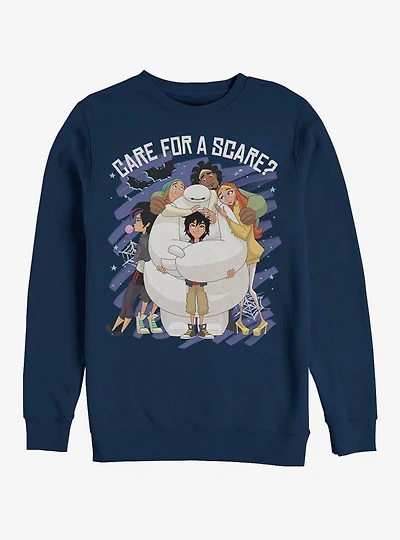 Disney Big Hero 6 Scare Baymax Crew Sweatshirt
