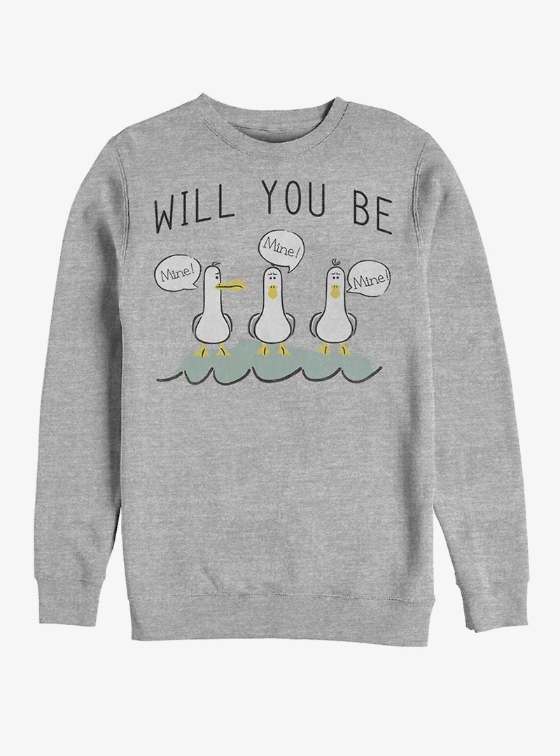 Disney Pixar Finding Nemo Mine Crew Sweatshirt