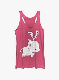 Disney Moana Pua And Hei Hei Girls Tank