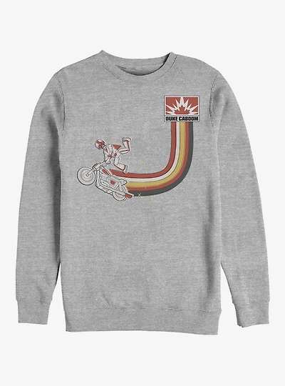 Disney Pixar Toy Story 4 Duke Caboom Crew Sweatshirt
