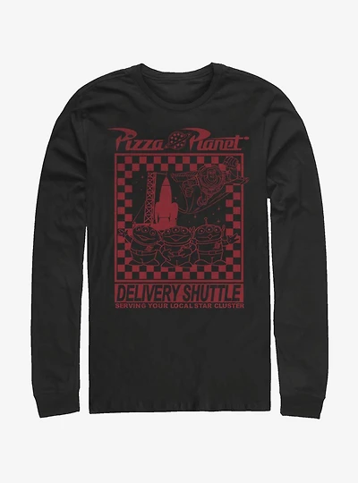 Disney Pixar Toy Story Pizza Planet Delivery Long-Sleeve T-Shirt