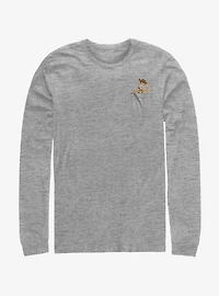 Disney Pixar Toy Story Woody Faux Pocket Long-Sleeve T-Shirt