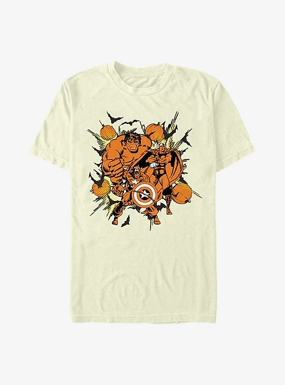 Marvel Avengers Group Pumpkin T-Shirt