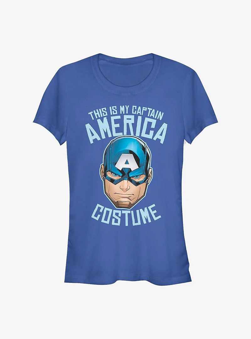 Marvel Captain America Costume Girls T-Shirt