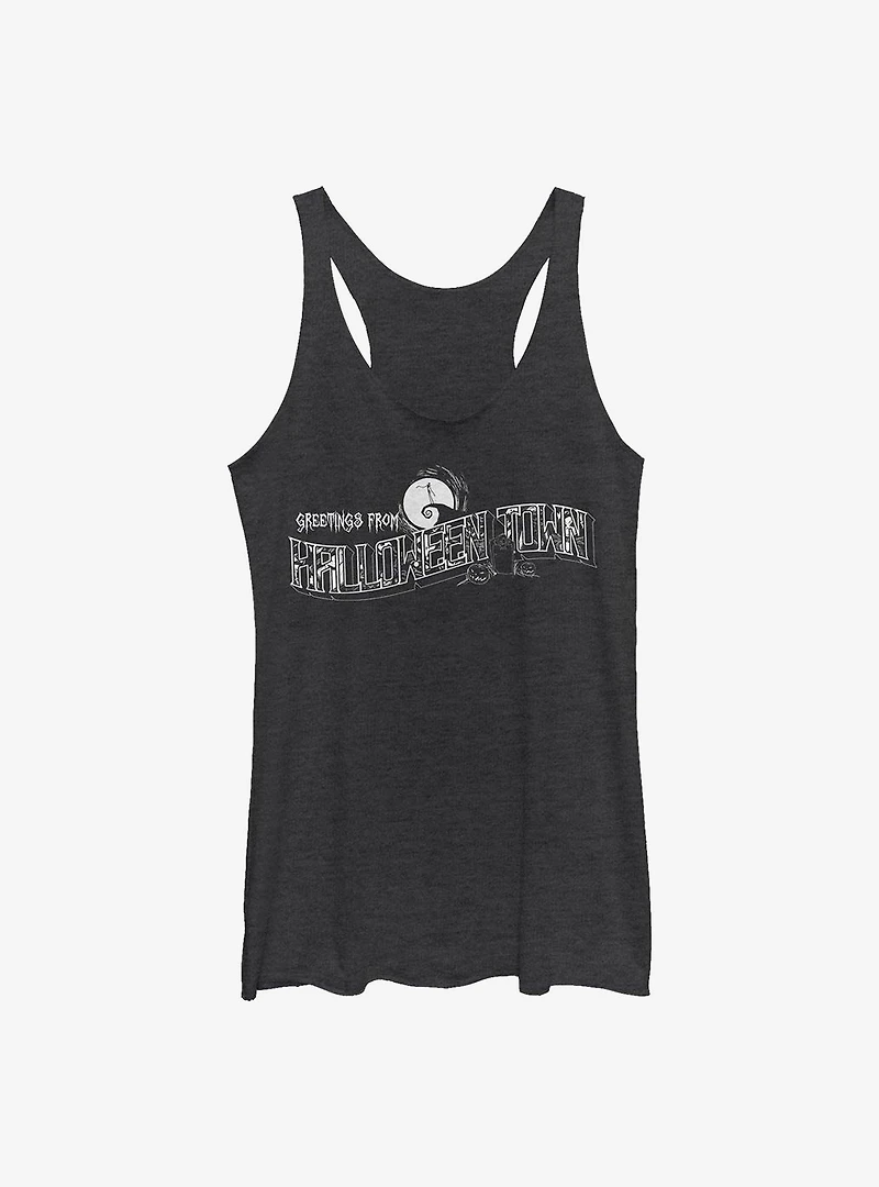 The Nightmare Before Christmas Greetings Halloween Town Girls Tank