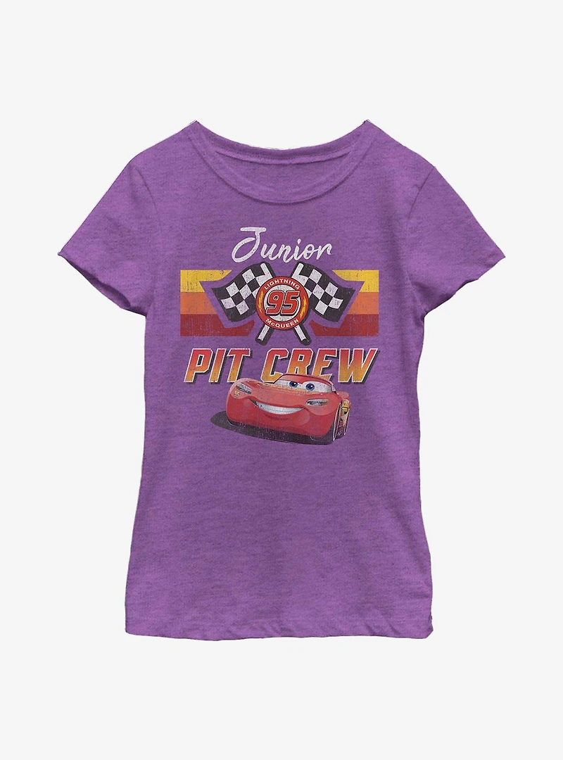 Disney Pixar Cars Junior Pit Crew Youth Girls T-Shirt