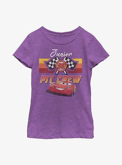 Disney Pixar Cars Junior Pit Crew Youth Girls T-Shirt