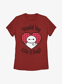 Disney Big Hero 6 Baymax Hugs All Around Womens T-Shirt