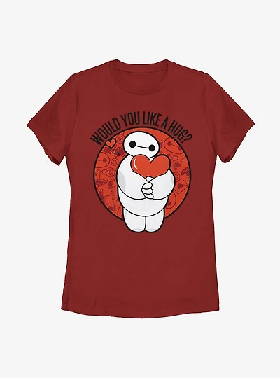 Disney Big Hero 6 Baymax Like A Hug Womens T-Shirt