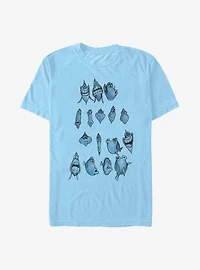 Disney Pixar Finding Nemo Dory Faces T-Shirt
