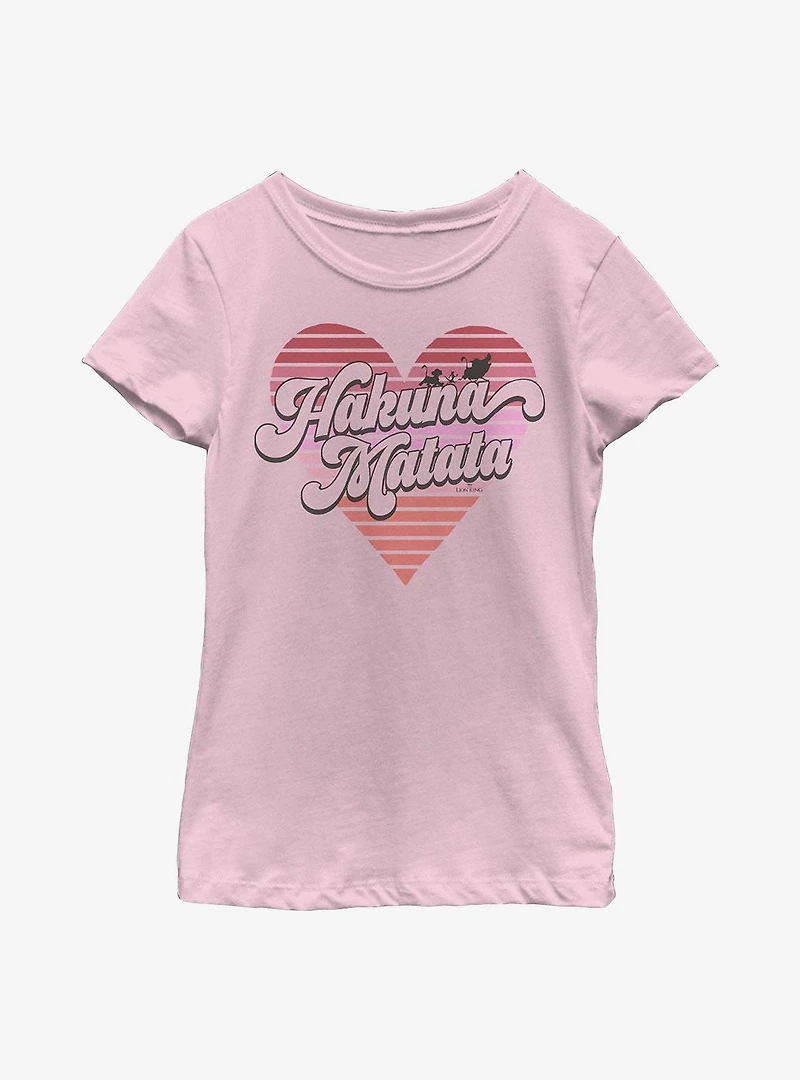 Disney The Lion King Hakuna Heart Youth Girls T-Shirt