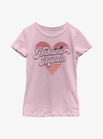 Disney The Lion King Hakuna Heart Youth Girls T-Shirt