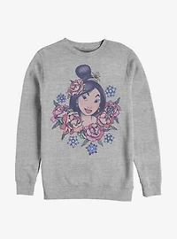 Disney Mulan Floral Warrior Sweatshirt