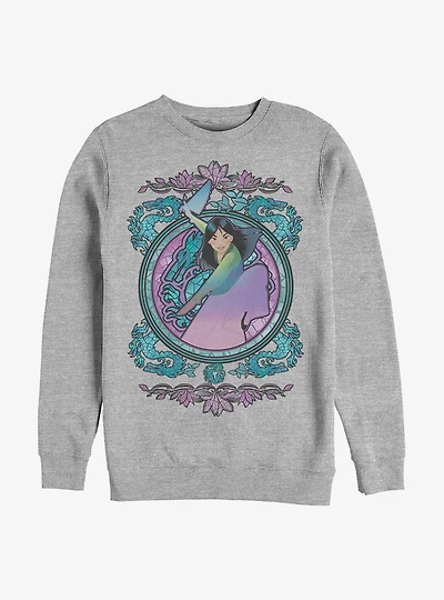 Disney Mulan Stained Glass Sweatshirt