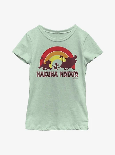 Disney The Lion King Hakuna Rainbow Youth Girls T-Shirt