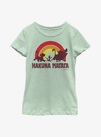 Disney The Lion King Hakuna Rainbow Youth Girls T-Shirt
