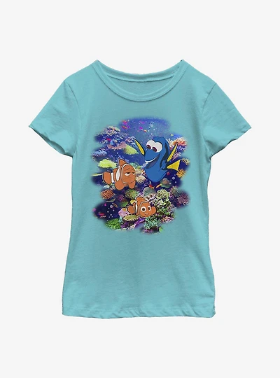 Disney Pixar Finding Dory Reef Youth Girls T-Shirt