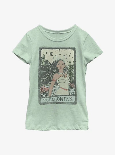Disney Pocahontas Block Text Youth Girls T-Shirt