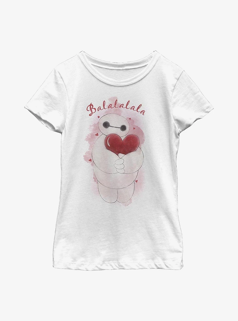 Disney Big Hero 6 It's V-Day Youth Girls T-Shirt