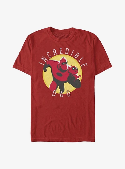 Disney Pixar The Incredibles Incredible Dad Circle T-Shirt