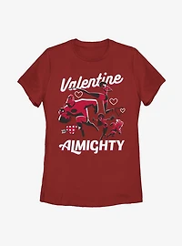 Disney Pixar The Incredibles Valentine Almighty Womens T-Shirt