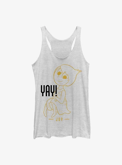 Disney Pixar Inside Out Yay Joy Womens Tank Top