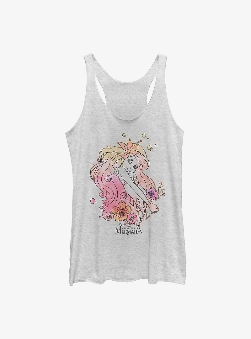Disney The Little Mermaid Ariel Dream Watercolor Womens Tank Top