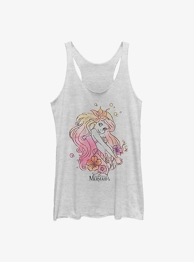 Disney The Little Mermaid Ariel Dream Watercolor Womens Tank Top
