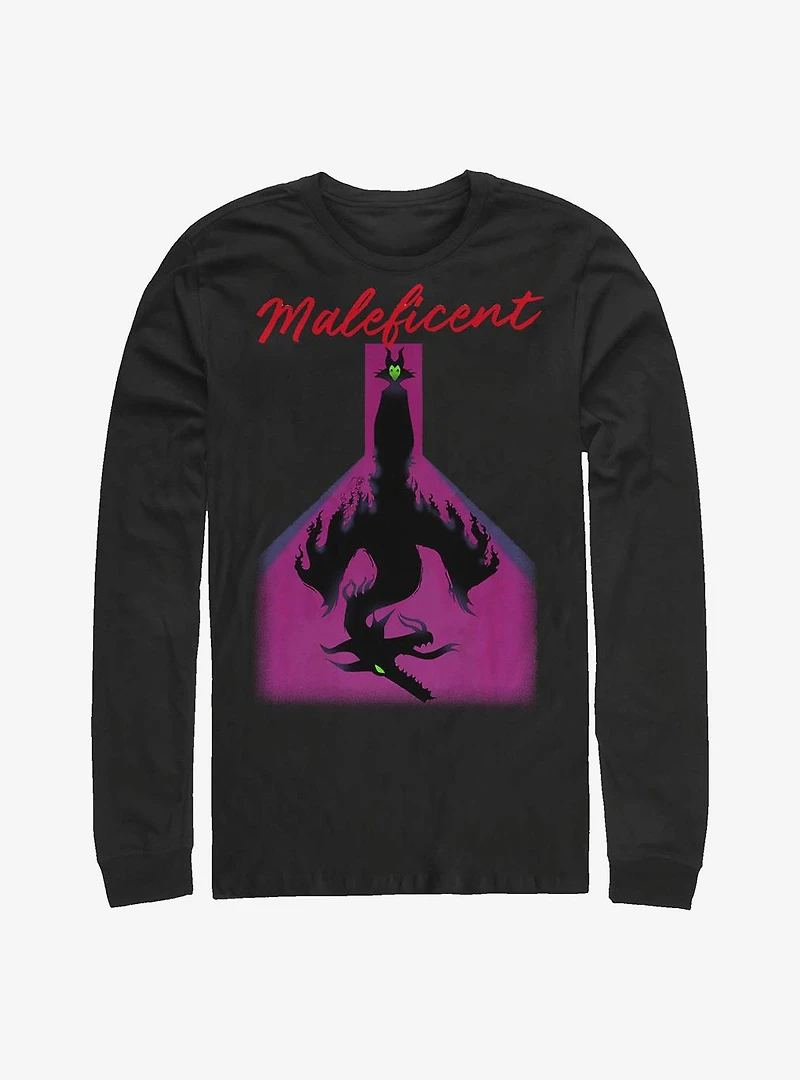 Disney Sleeping Beauty Dragon Shadow Long-Sleeve T-Shirt