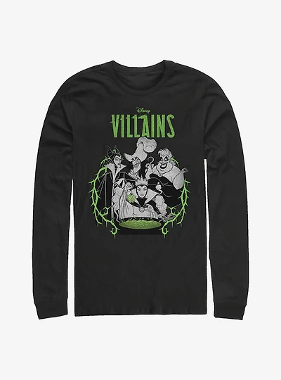 Disney Villains Villain Lockup Long-Sleeve T-Shirt