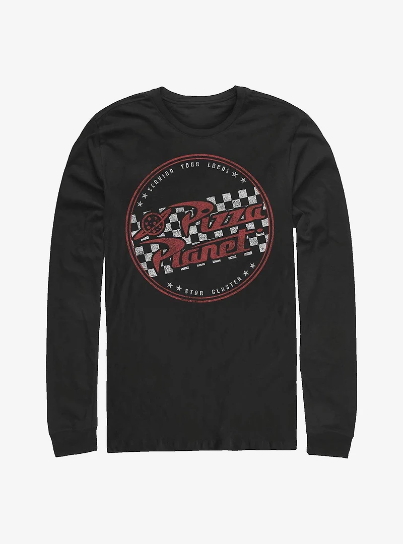 Disney Pixar Toy Story Pizza Planet Logo Long-Sleeve T-Shirt
