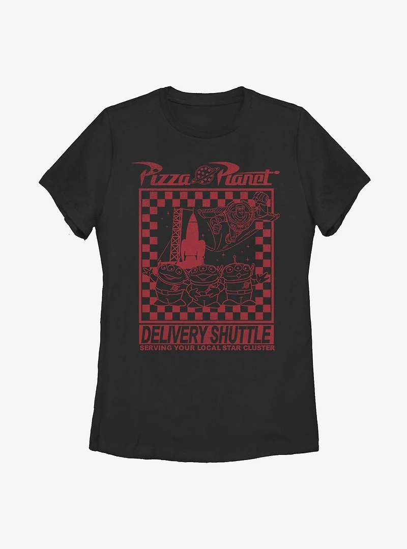 Disney Pixar Toy Story Pizza Planet Delivery Womens T-Shirt