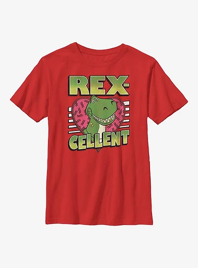 Disney Pixar Toy Story Rexcellent Heart Youth T-Shirt