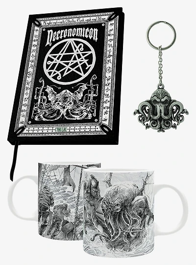 Cthulhu Cthulhu Journal Keychain And Mug 3-Piece Set