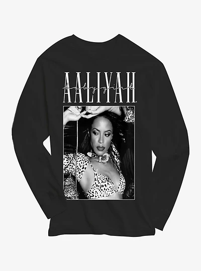 Aaliyah Photo Long-Sleeve T-Shirt