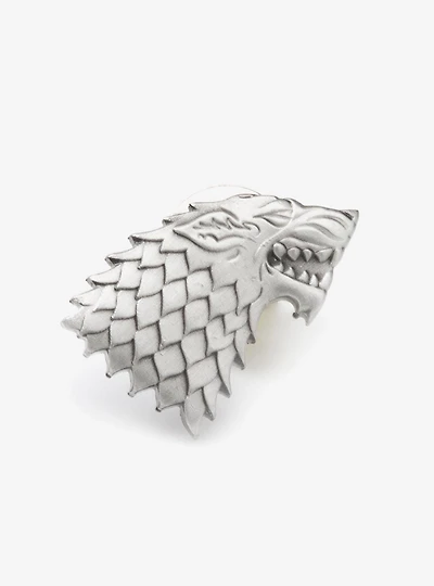 Game of Thrones Stark Direwolf Antiqued Lapel Pin