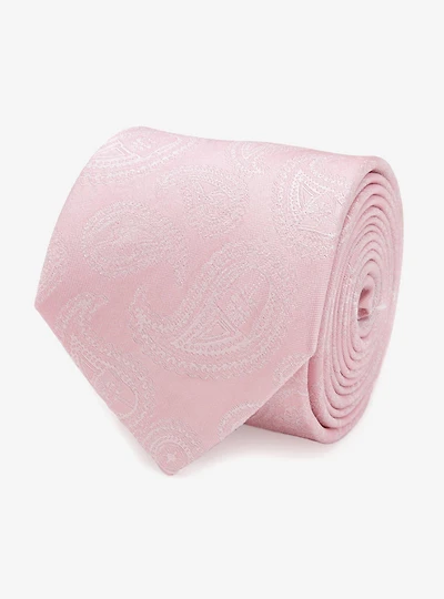 Star Wars Darth Vader Paisley Pink Silk Tie