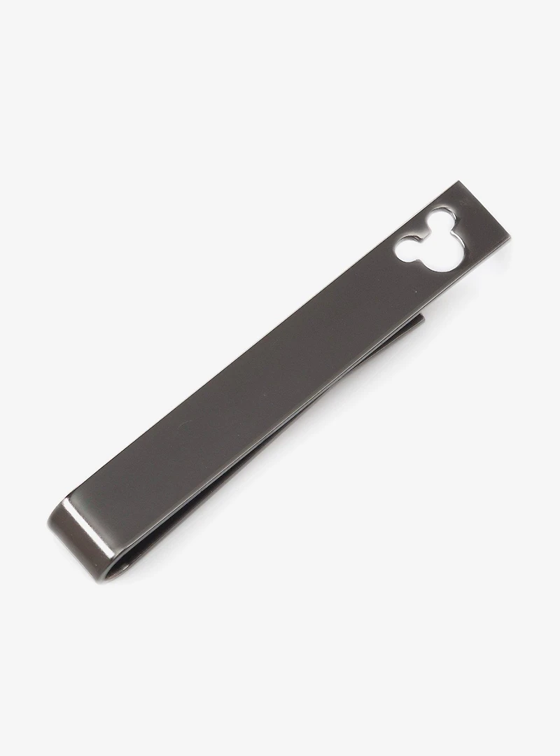 Disney Mickey Mouse Cut Out Black Tie Bar