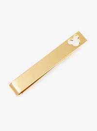 Disney Mickey Mouse Cut Out Gold Tie Bar