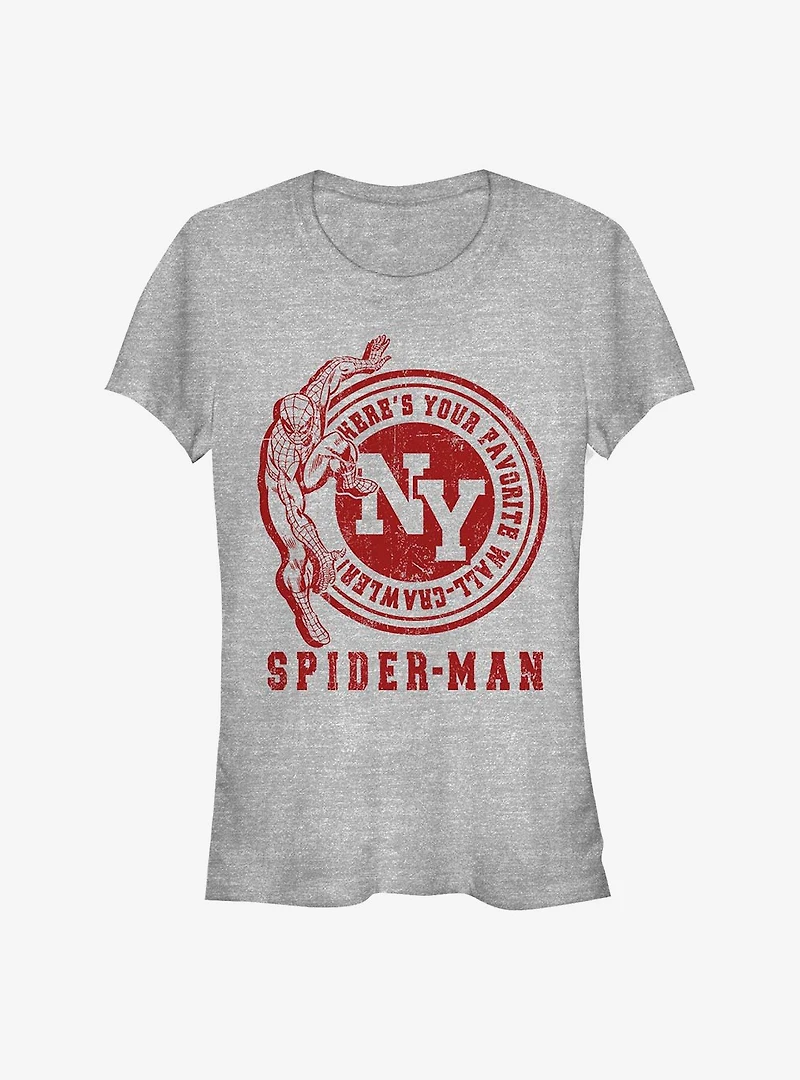 Marvel Spider-Man Wall Crawler Girls T-Shirt