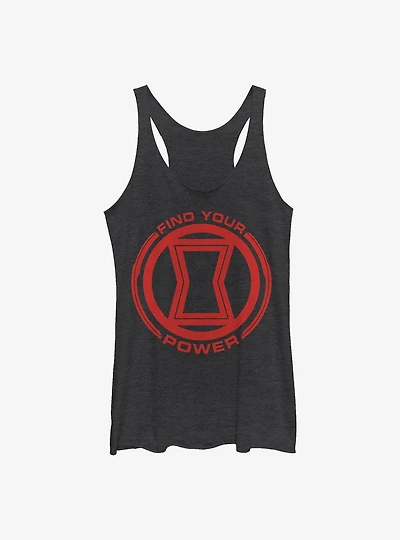 Marvel Black Widow Power Of Black Widow Girls Tank