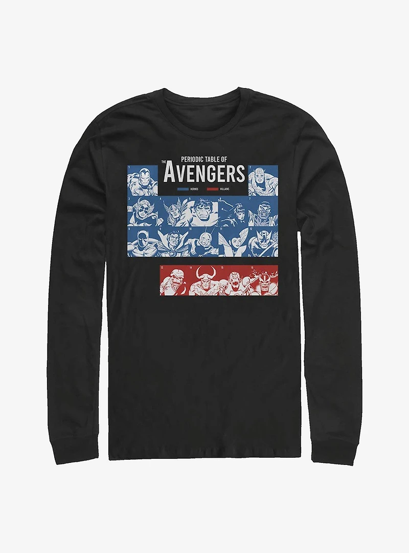 Marvel Avengers Periodic Long-Sleeve T-Shirt
