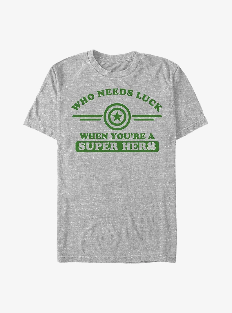 Marvel Captain America Capa Clover Collegiate T-Shirt