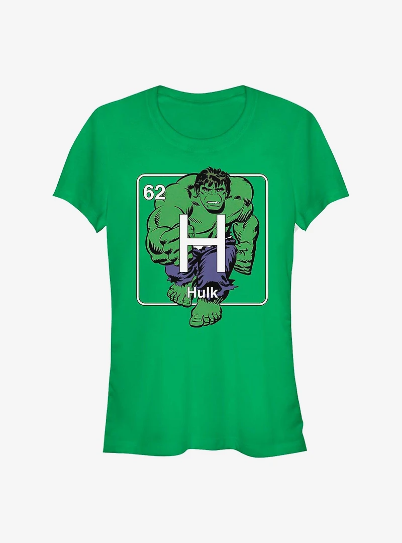 Marvel The Hulk Periodic Girls T-Shirt